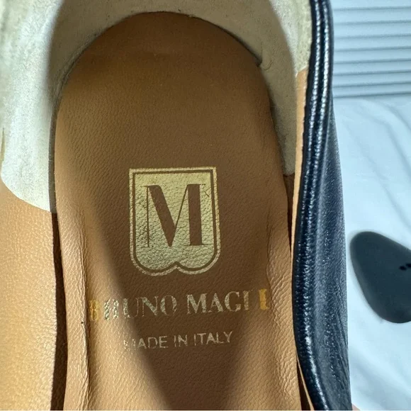 Bruno Magli Italian Leather Ballerina Flats with Bow | Euro size 38 US 7.5 - Picture 2 of 4